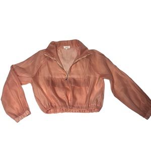 Peach Mesh sweater